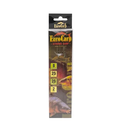 Euro Carp Előkötött Strong Carp Horog
