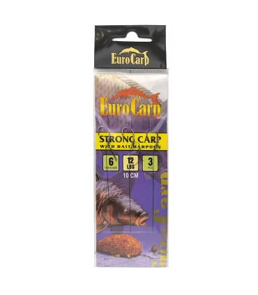 Euro Carp Előkötött Strong Carp Bojlis Horog