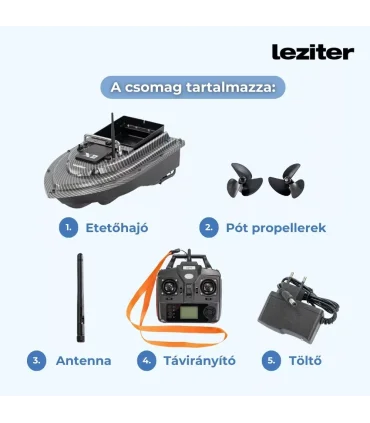Etetőhajó X2 GPS hátrakidobós carbon