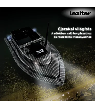 Etetőhajó X2 GPS hátrakidobós carbon