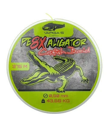 Varga's Aligator 8X Catfish Braid 375m